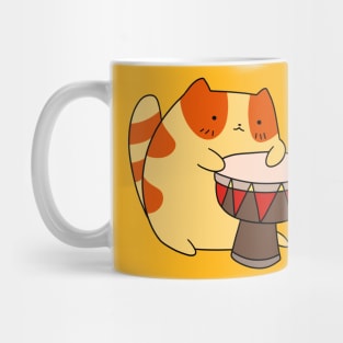 Djembe Tabby Cat Mug